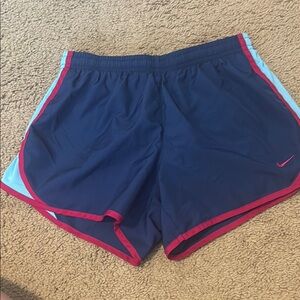 Nike Blue and Pink Tempo Running Shorts
